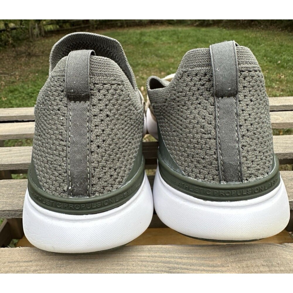Athletic Propulsion Labs APL TechLoom Bliss Olive Green Cream Shoes /Womens 8.5 - Picture 3 of 13